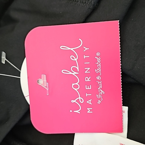 NWT isabel Maternity by Ingrid & Isabel crossover Panel pants boot cut - Picture 9 of 10